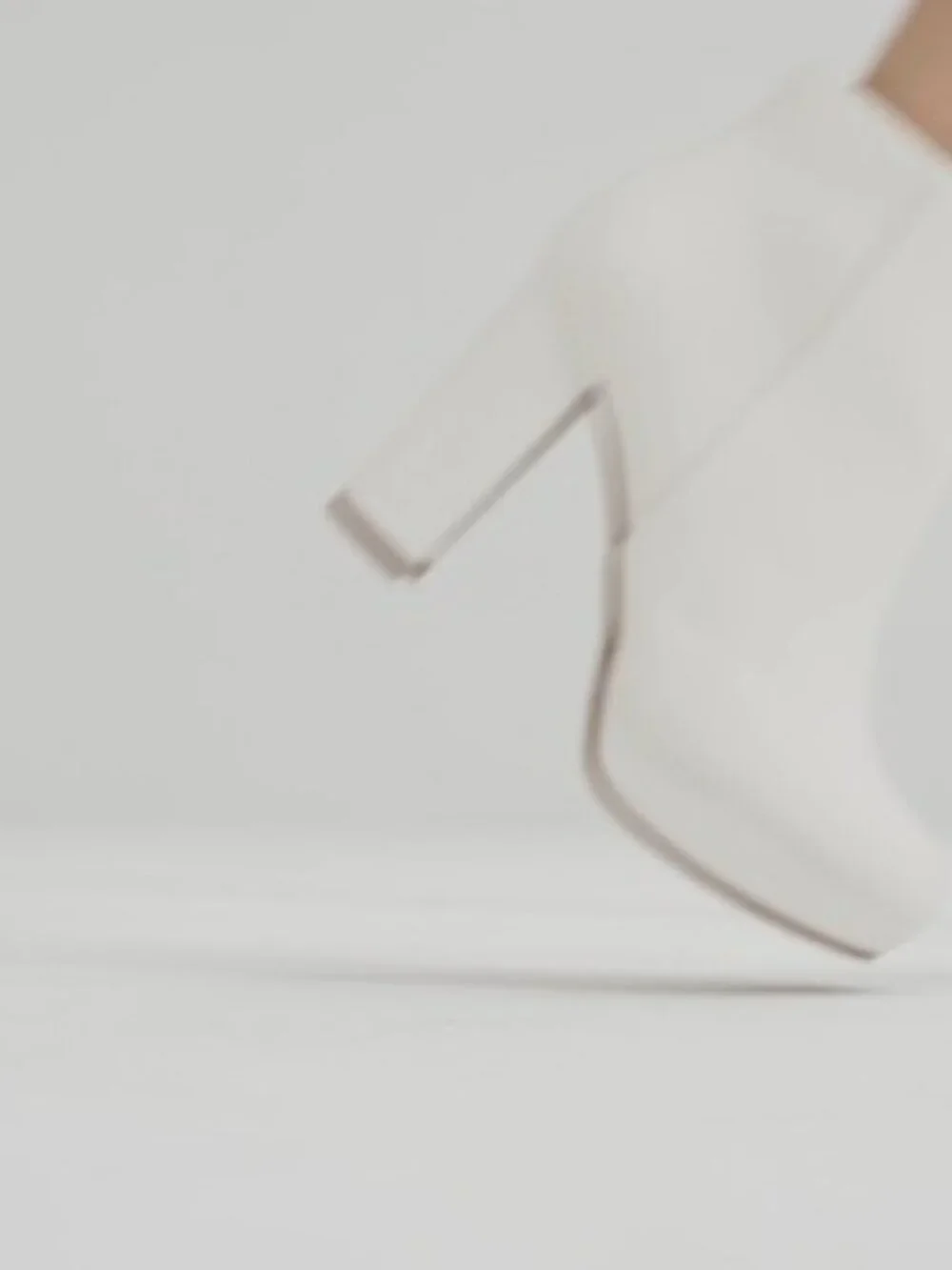Faux Suede Chunky Heel Ankle Booties - Side Zip